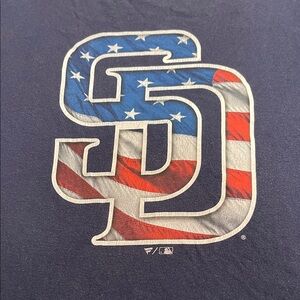 Fanatics Machado SD Padres Navy Blue Graphic Tee